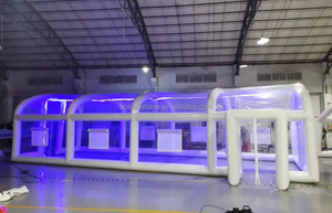 Tùy chỉnh không khí chặt chẽ di động hồ bơi bơm hơi lều trong suốt Inflatable bìa cho hồ bơi - Product Image 4