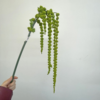 Feuillage artificiel en mousse de haute qualité, plante d'amarante suspendue pour arrangement floral de mariage, bouquet ou vase