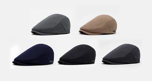 הבציר בסגנון אנגלי כובע קיסוס גברים ספרותי כותנה נוער ספרותי שטוח - Product Image 3