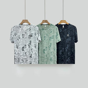 T-shirt athlétique pour <span class=keywords><strong>homme</strong></span> imprimé par sublimation, protection UV à séchage rapide en soie de glace pour l'entraînement en plein air - Product Image 1