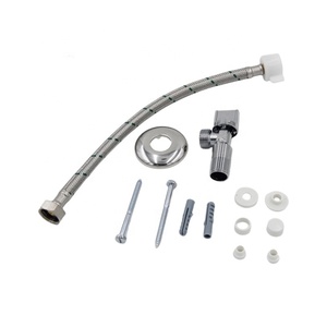 Toiletvervanging Compleet Badkamertoilet Installatiekit Met Wasringbouten Verbindingsslang Hoekklep Voor <span class=keywords><strong>Toilet</strong></span> - Product Image 4