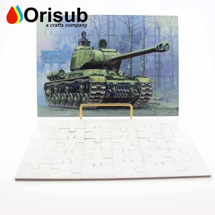 Cheap blanks white plain mdf sublimation jigsaw puzzles for kids
