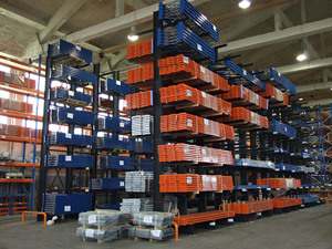 Mracking tùy chỉnh thép đôi bên công nghiệp <span class=keywords><strong>cantilever</strong></span> kệ kho Heavy Duty <span class=keywords><strong>cantilever</strong></span> Hệ thống kệ - Product Image 5