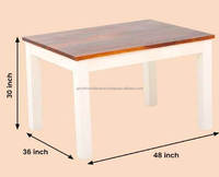 Ensemble de table à manger en bois très demandé avec chaises, table en bois, table de cuisine, ensemble de meubles de salle à manger en bois 4 places pour restaurant