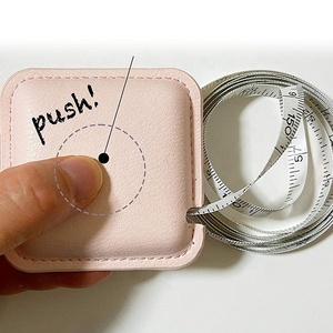 Xách Tay Bìa Nhỏ Gọn Mềm Giả Da Đo Băng-60 Inch Đen Trắng Bò Da Băng Các Biện pháp Pu Mini Băng Đo - Product Image 4