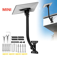 Kit de montage mural et de fixation au toit Huastlink HC-MN7 pour antenne Starlink Mini, adaptateur de tuyau métallique, support