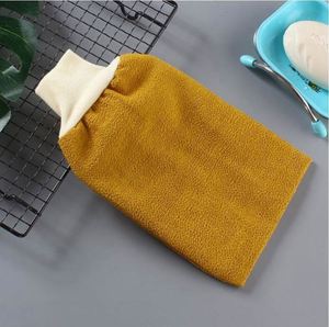 Gants exfoliants écologiques en viscose pour la douche, éponge de gommage corporel, serviette de nettoyage Hammam sans électricité - Vente en gros - Product Image 2