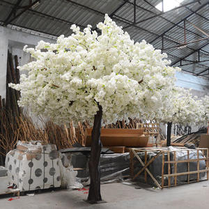 Nouveau blanc rose faux cerisiers <span class=keywords><strong>japonais</strong></span> arbres artificiels décoration de mariage arc fleur de <span class=keywords><strong>cerisier</strong></span> Sakura arbre pour l'extérieur - Product Image 4