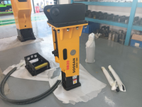 Brise-roche hydraulique SB20 pour excavatrices de 1,2 à 3,0 tonnes, poids 117 kg, garantie 1 an
