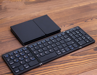 Keyboard Gaming Nirkabel Lipat Mini Portabel untuk Laptop iPad Generasi ke-9