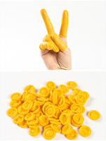 Gants de sécurité antistatiques jetables en nitrile beiges, protège-doigts industriels, sans poudre, sans poussière, enroulés à la main