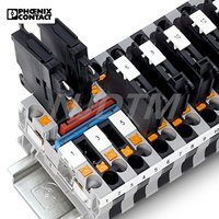 PT 4-HESI (5X20) Original Phoenix 3211861 – Bornier de fusible à enfoncement sur rail DIN / Connecteur de bornier de fusible sur rail DIN