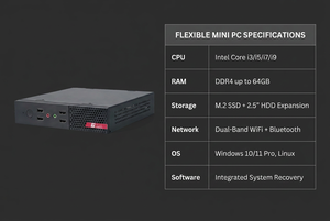 Mini PC hybride haute performance, nouveau, Thin Client, Intel Core I5, <span class=keywords><strong>Windows</strong></span> 10, clonage de disque, gestion centralisée à distance, laboratoire scolaire - Product Image 2