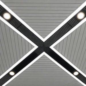 एकीकृत एलईडी छत लाइट बेल्ट एयर कंडीशनिंग एयर आउटलेट ग्रिल पैनल एम्बेडेड उपकरण आधुनिक रजिस्टर ग्रिल - Product Image 1