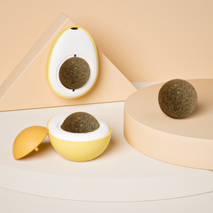 Eco-Friendly <b>Plastic</b> Pouch <b>Egg</b> Cat Mint Ball Wholesale Fun Snacks Toy for Cats - Product Image 3