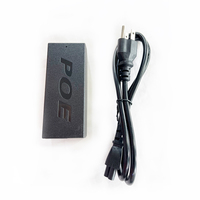Injecteur Gigabit Poe 30w DC48v Support AF/AT avec câble de prise d'alimentation