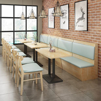 Meubles de table et chaise de banquet de restaurant d'usine de Foshan, cabine de sofa pour le restaurant