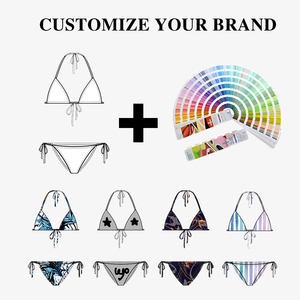 Đồ bơi sang trọng chất lượng cao nhà sản xuất tùy chỉnh Blingbling long lanh Rhinestone <span class=keywords><strong>Bikini</strong></span> cô gái chuỗi <span class=keywords><strong>Bikini</strong></span> 2 mảnh thiết lập - Product Image 2