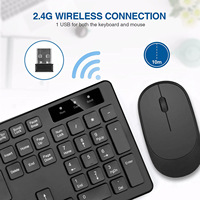 Ensemble clavier et souris sans fil prix usine ordinateur de bureau à domicile ordinateur portable jeux de bureau ensemble clavier et souris professionnels