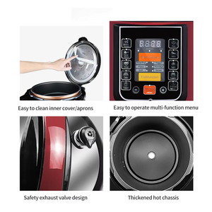Cuisinière à pression électrique de haute qualité, commerciale ou domestique, en acier inoxydable, capacité multi-6L - Product Image 3