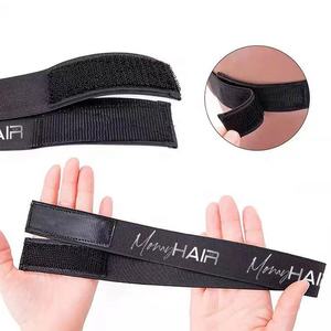 Logo personnalisé coupe de cheveux manteau tablier cape hd bas casquette fondre dentelle bandeau casquette pour la fabrication de perruque <span class=keywords><strong>bonnet</strong></span> perruque étiquette boîte d'emballage - Product Image 2