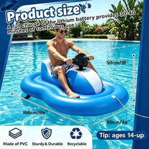 Bateaux gonflables électriques pour enfants en gros, en stock, radeaux gonflables, batteries lithium-ion, capacité de charge : 120 kg - Product Image 2