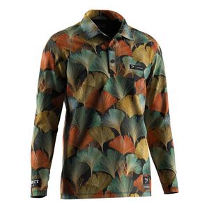 Camiseta Personalizada de Sublimación para Hombre de Mediana Edad, Camiseta de Manga Larga de Poliéster, Camiseta Polo de Golf con Cierre y Logotipo Personalizado - Product Image 3