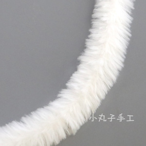 Maruko-chan Limpiapipas de Hilo Hechos a Mano de 15mm, Tiras de Pelo de Conejo Extra Gruesas y Densas, para Manualidades DIY de Cachorros, Xiaohongshu (Libro Rojo Pequeño) - Product Image 3