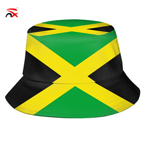 Venta al por Mayor de Artículos para Fanáticos del Fútbol de la Copa Mundial de Fútbol 2026, Set de Animación de Jamaica, Gorro de Pescador con Bandera de Jamaica, Camiseta para Fanáticos, Gorro de Pescador, Pañuelo - Product Image 2