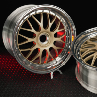 Nouvelles jantes en alliage forgé monobloc finition bronze design maille 15-19 pouces 5x114.3/112/130 PCD Garantie 10 ans