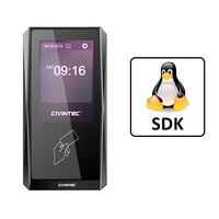 Producto de Control de Acceso con Pantalla Táctil Linux IP PoE CT9 con Lector de Tarjetas NFC de 125KHz y 13.56Mhz, ID Móvil BLE y SDK