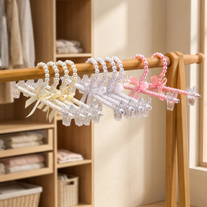 Cintres modernes en métal et plastique ABS flexibles pour pantalons et jupes, à un seul niveau, écologiques, multifonctionnels, pour organiser les vêtements - Product Image 3