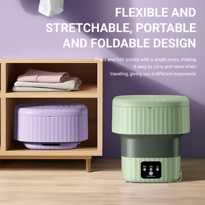 <span class=keywords><strong>Lavadora</strong></span> y Secadora Eléctrica Portátil Mini Plegable para Ropa de Bebé y Ropa Interior - Product Image 2