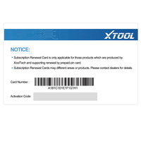 Service et frais de mise à jour logicielle universels pour voitures XTOOL avec garantie d'un mois