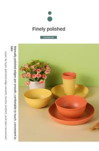 Vaisselle jetable moderne en gros : Assiettes en plastique écologiques, ensemble complet de vaisselle, tasses, bols, ustensiles de cuisine - Product Image 3