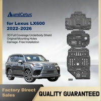 LumiCetus Pelindung Kolong Mobil Off-road Aluminium Tebal 5.5mm Sistem Pasang Langsung untuk LX600 2022-2026 LC300 Pelindung Sasis ES,CT200h