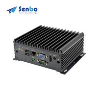 C4350Z-C1 Mini pc sans ventilateur ordinateur de bureau J4125 NUC Mini Pc avec RS232 6 USB PS/2 ordinateur industriel