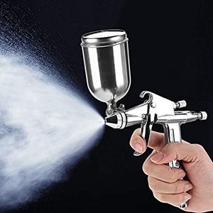 Pistolet à peinture <span class=keywords><strong>pneumatique</strong></span> 150 ml, buse de 0,5 mm, pistolet à peinture professionnel, mini aérographe avec trémie, pistolet à peinture pour peinture automobile - Product Image 6