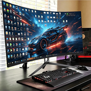 Moniteur de jeu incurvé ultra-large 49/19 pouces OLED/LED haute définition avec support réglable 5K 75Hz pour la vente en gros - Product Image 1