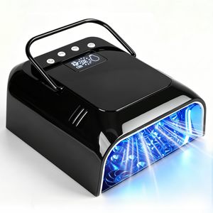 Customized Logo Professional <b>Cordless</b> High Power 108W Portable Handle Removal Base LED UV <b>Lamp</b> <b>Rechargeable</b> with Cooling Fan - Product Image 1