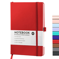 Carnets A5 promotionnels personnalisés en gros à faible MOQ, en lin esthétique et en cuir PU, avec logo personnalisable