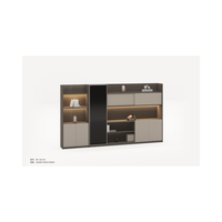 Bureau de direction en bois de luxe moderne pour immeuble de bureaux