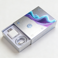 Boîte rigide GoTop à tiroir pour chargeur avec impression UV sélective dégradée et doublure EVA – Emballage électronique haut de gamme