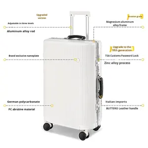 <span class=keywords><strong>Valise</strong></span> à roulettes grande capacité en polyester avec cadre, nouvelle collection, pour étudiant, avec roues universelles et serrure TSA, par le fabricant OEM - Product Image 2
