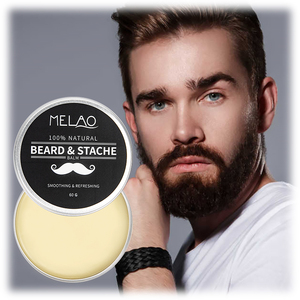 MELAO Cross-Border Beard Care Crème de coiffage Cire hydratante et nourrissante pour le rasage et le baume à <span class=keywords><strong>barbe</strong></span> pour <span class=keywords><strong>Amazon</strong></span> et EBay - Product Image 3