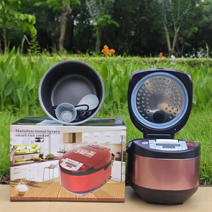 5L Nồi cơm điện kỹ thuật số kích thước lớn thông minh lớn đa chức năng 220V không dính nồi cơm điện màu tím - Product Image 2