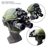 QCNV QVS1431 FOV40° GEN2+FOM1400+ IIT Image Intersifier TubeP43/P45 Autogate Binocular Goggles NightVision Device OEM/ODM