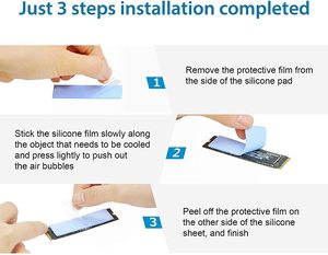 Giá rẻ nhiệt dẫn nhiệt giao diện Pad nhiệt Tản khoảng cách vật liệu sợi thủy tinh tấm cách nhiệt cho chip - Product Image 3