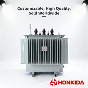 Trasformatore Trifase HONKIDA 33KV 400V/415V con Nucleo in Rame Immerso in Olio, Certificato Kuwait G Mark, per Rinnovamento della Rete Elettrica, Prezzo Competitivo - Product Image 1