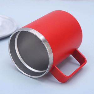 Tasse à café promotionnelle personnalisée en acier inoxydable de haute qualité 12 oz avec logo imprimé – Cadeau d'entreprise pour bureau - Product Image 4
